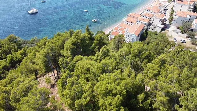 Plot for sale in Budva with panoramic sea view